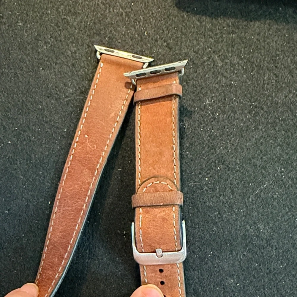 Brown Leather Watch Strap